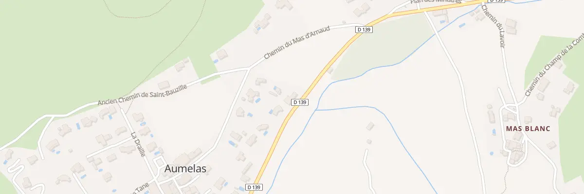 Plan de Mas d’Arnaud à Aumelas