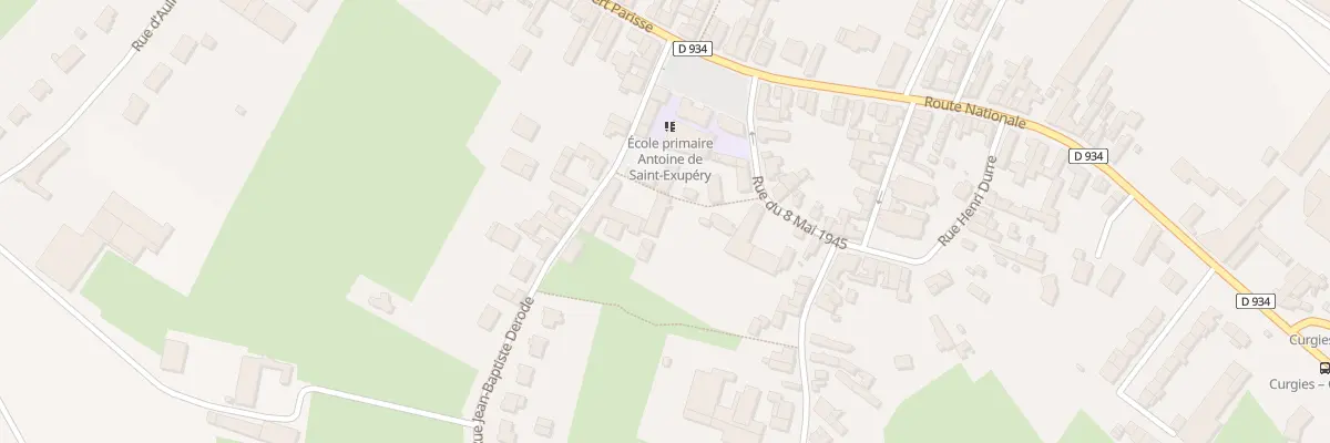 Plan du 3 Rue Jean-baptiste Derode à Curgies