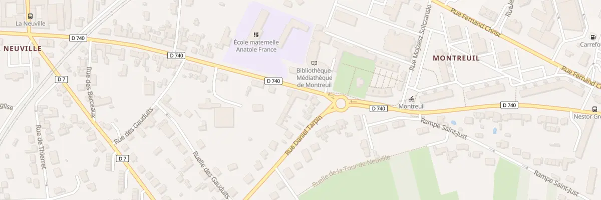 Plan du 3 Rue Gabriel Péri à Laon