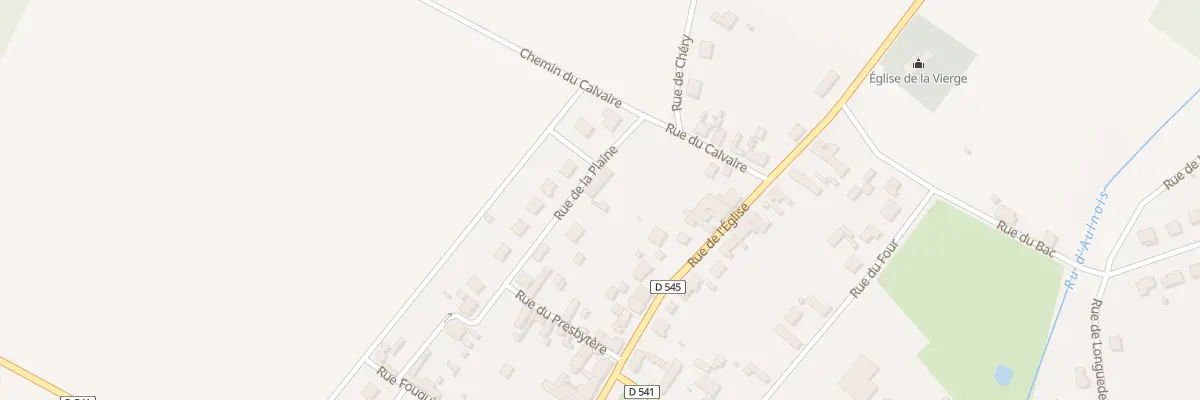 Plan du 10 Rue de la Plaine à Aulnois-sous-Laon