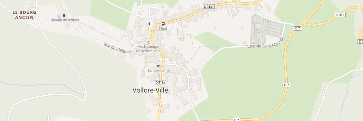 Plan du 5689 Pl de l’Eglise à Vollore-Ville