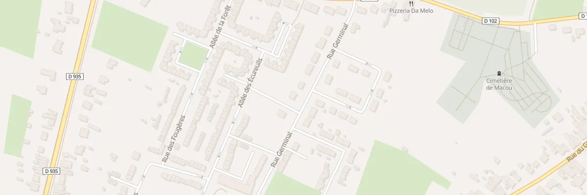 Plan du 29 Rue Germinal à Condé-sur-l’Escaut