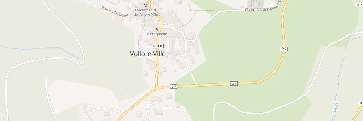 Plan du 5643 Le Bourg à Vollore-Ville