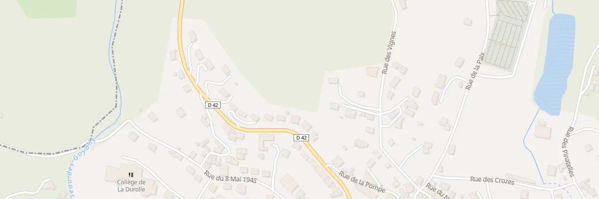 Plan du 21 Rue du 11 Novembre à La Monnerie-le-Montel