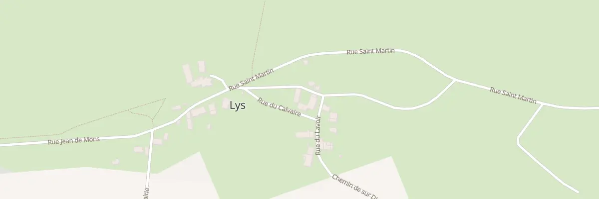 Plan du 126 Le Bourg à Lys