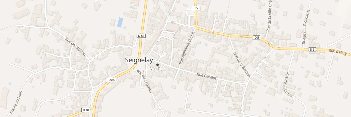 Plan du 7 Rue Gatelot à Seignelay