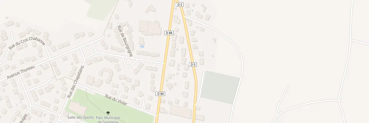 Plan du 23 Rue Sainte-anne à Seignelay