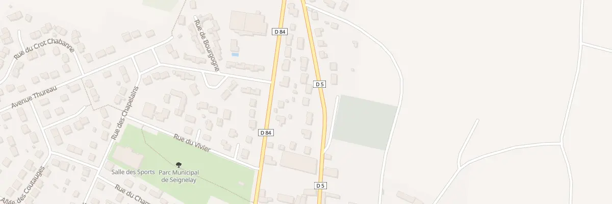 Plan du 19 Rue Sainte-anne à Seignelay