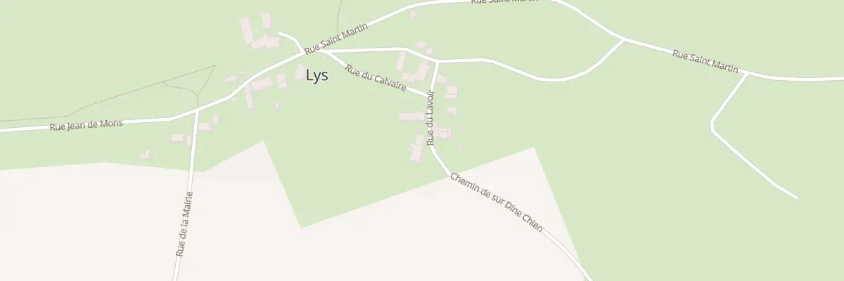 Plan du 121 Le Bourg à Lys