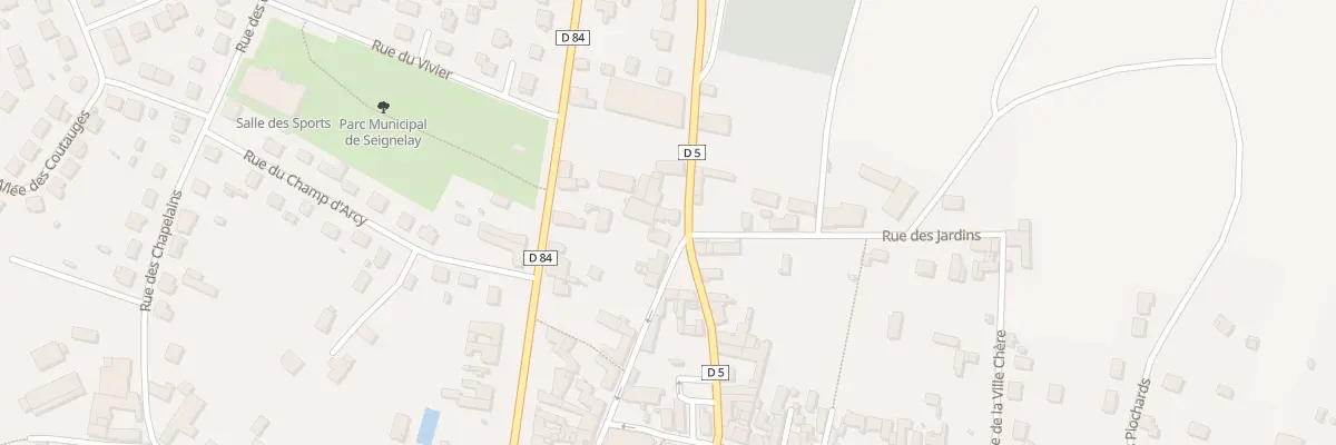 Plan du 3 Rue Sainte-anne à Seignelay
