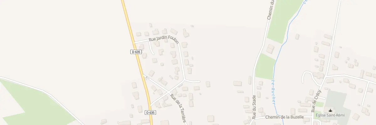 Plan du 18 Rue du Jardin Foulon à Chéry-lès-Pouilly