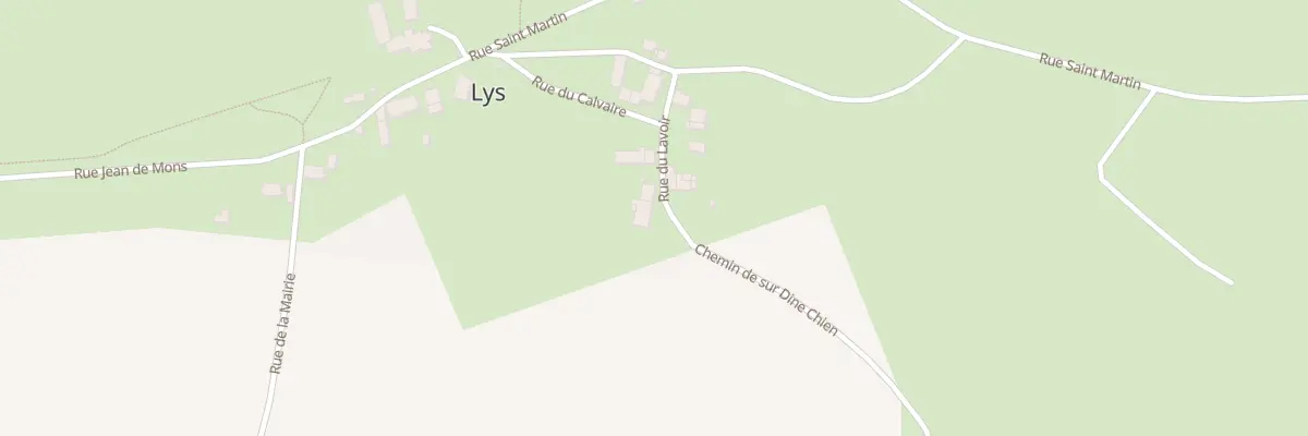 Plan du 120 Le Bourg à Lys