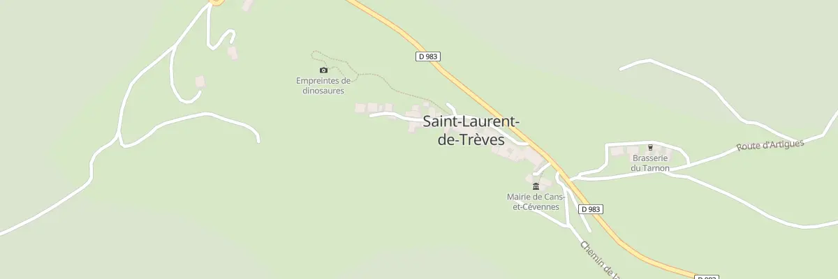 Plan du 5071 Saint Laurent de Treves à Cans et Cévennes