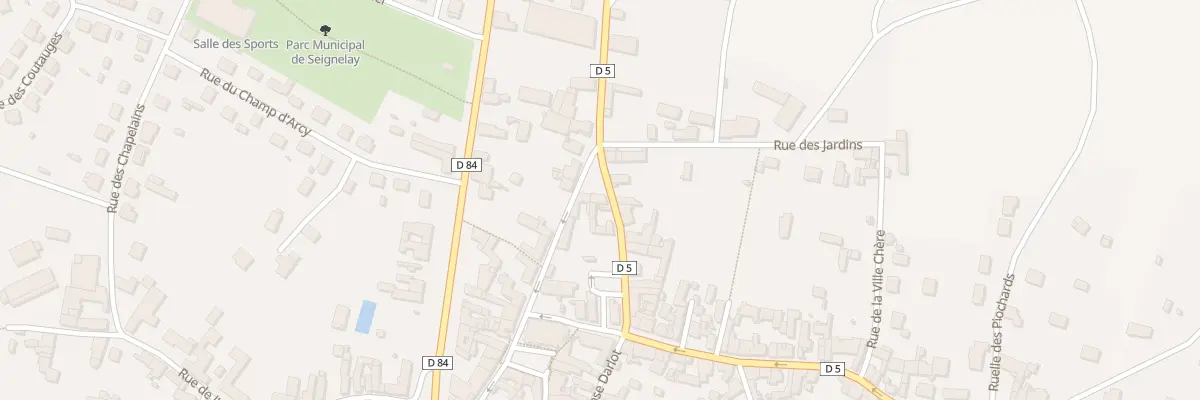 Plan du 11B Rue Alphonse Darlot à Seignelay
