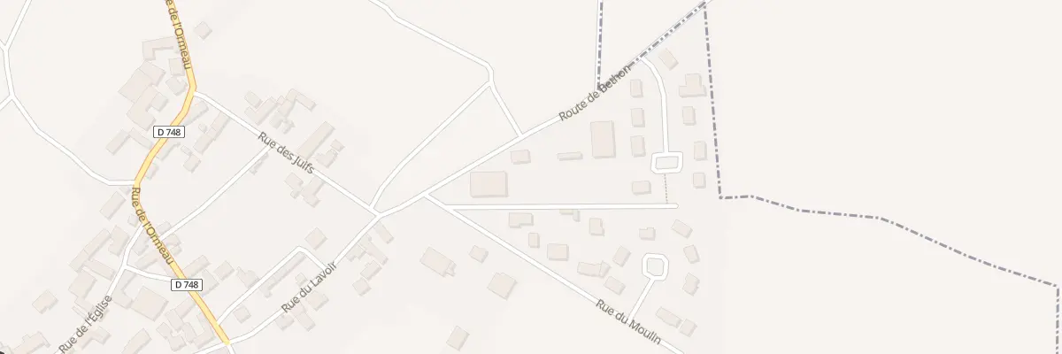 Plan du 2 Rte de Bethon à Montgenost