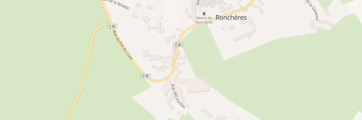 Plan du 6 Rue Principale à Ronchères