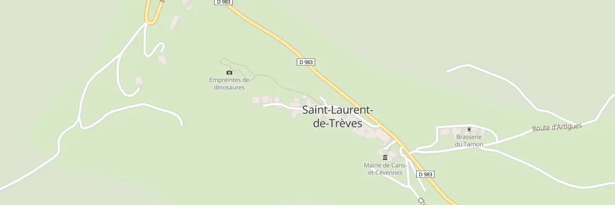 Plan du 5022 Saint Laurent de Treves à Cans et Cévennes