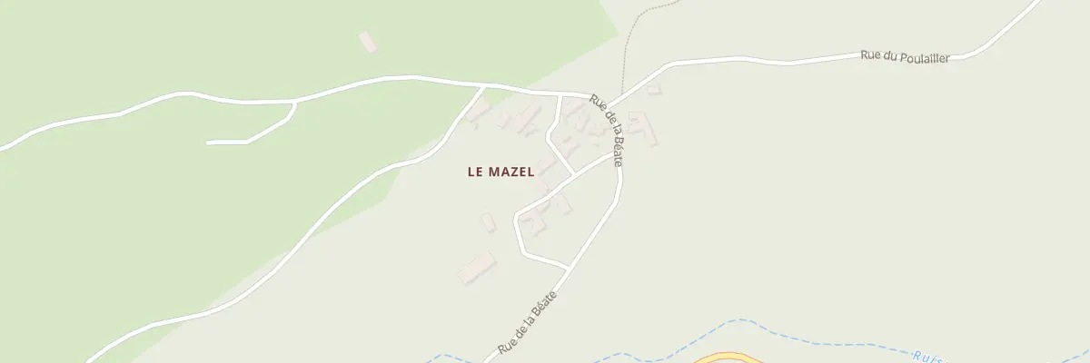 Plan du 5105 Le Mazel à Saint-Préjet-d’Allier