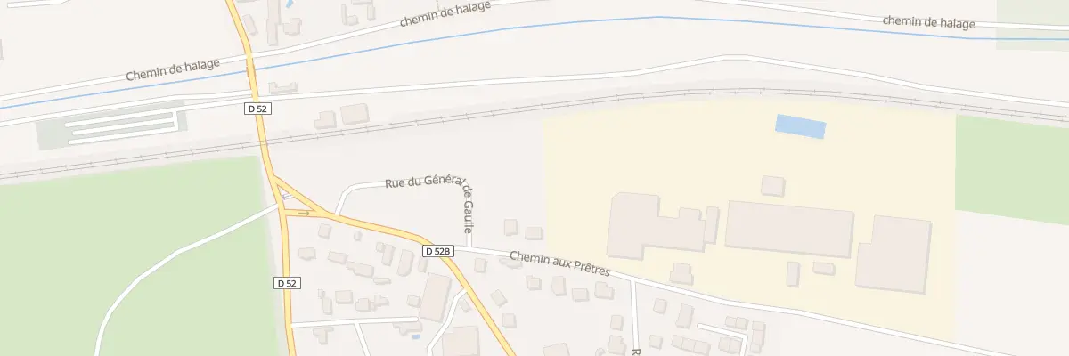 Plan du 1 Che aux Pretres à Pont-sur-Seine