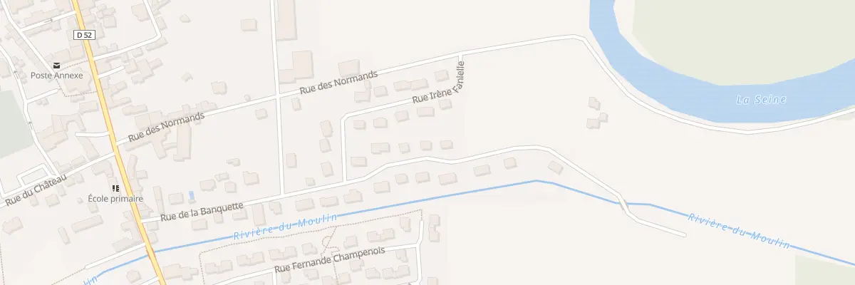 Plan du 15 Rue de la Banquette Prolongee à Pont-sur-Seine