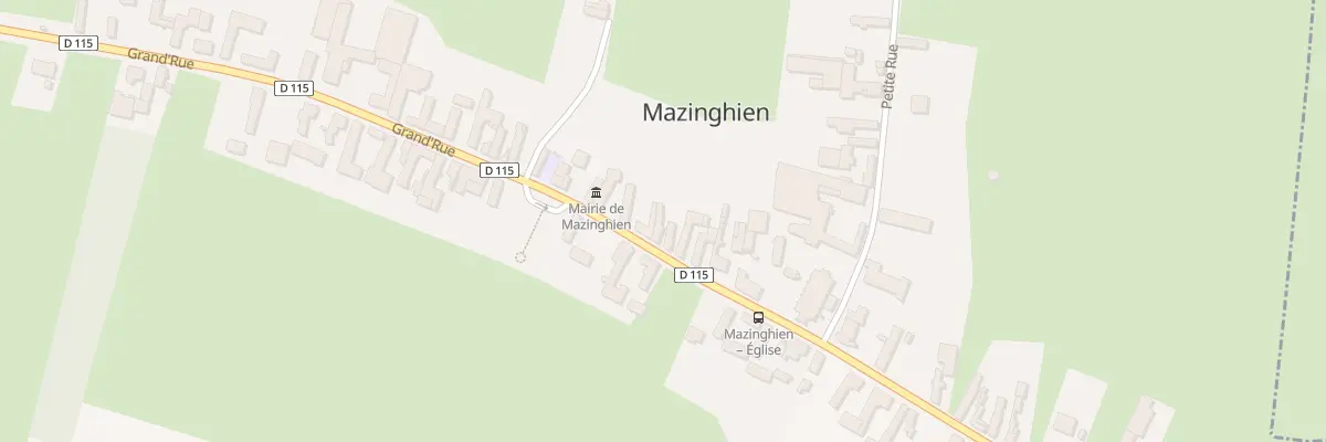 Plan du 76 Gr Grand Rue à Mazinghien