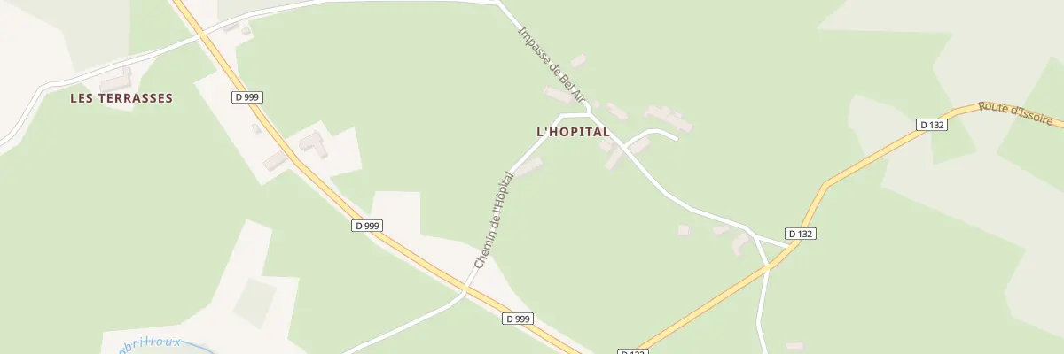 Plan du 5014 L’Hopital à Doranges