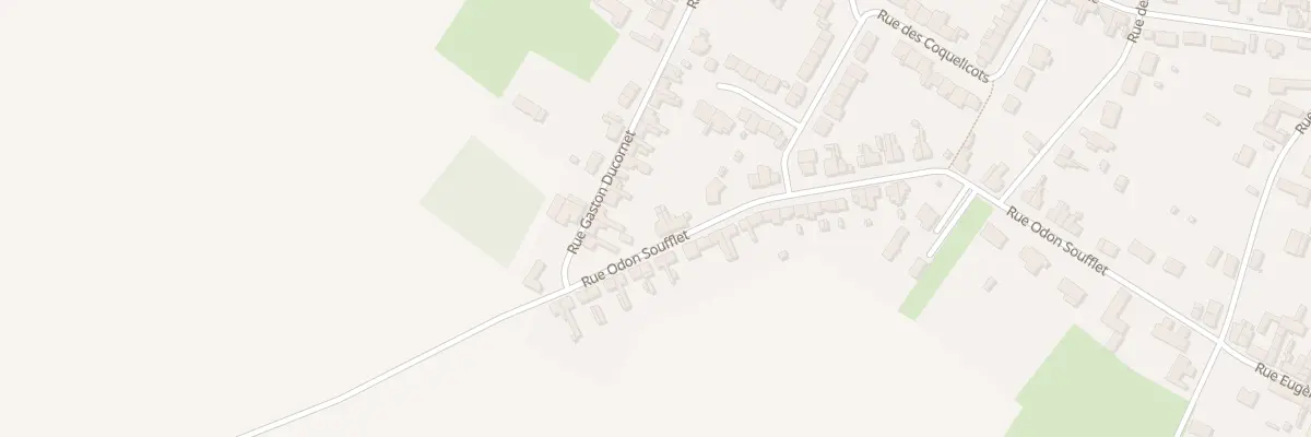 Plan du 48 Rue Odon Soufflet à Poix-du-Nord
