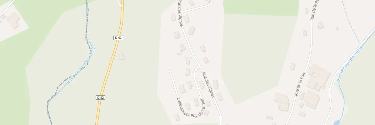 Plan du 1 Puy du Montel à La Monnerie-le-Montel