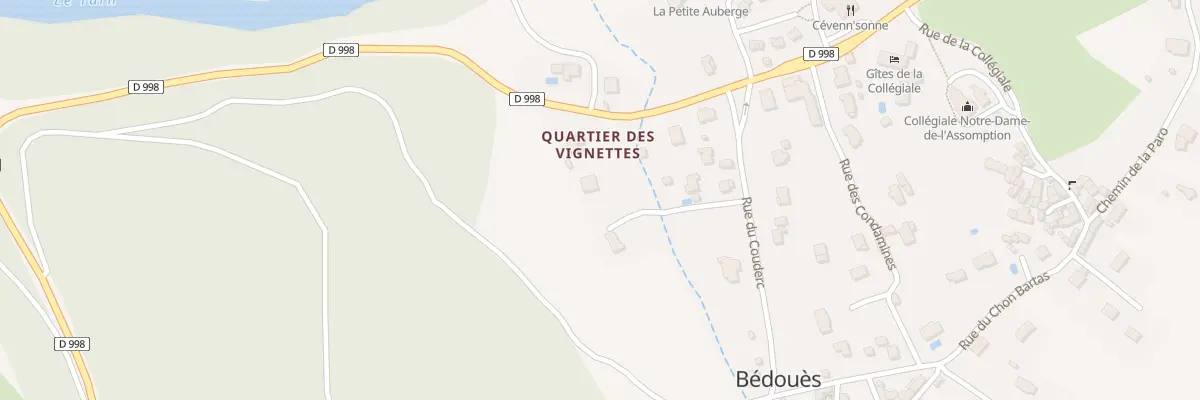 Plan du 5154 La Vignette à Bédouès-Cocurès