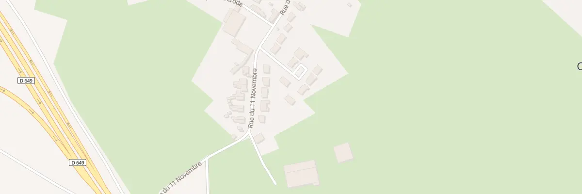 Plan du 6 Rue des Grands Prés à Curgies