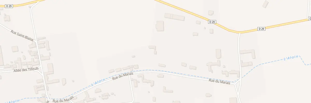 Plan du 13 Rue du Marais à Pouy-sur-Vannes