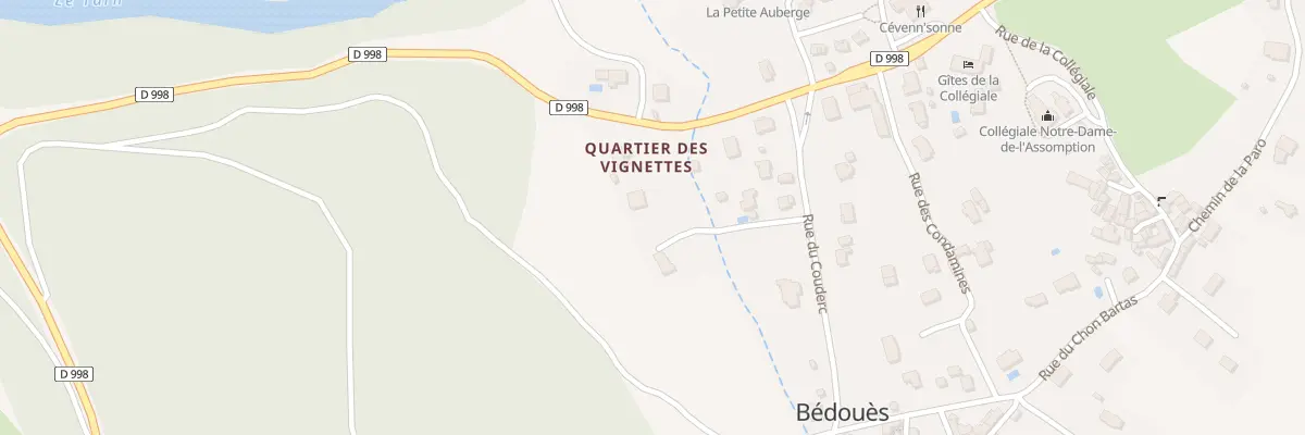 Plan du 5154 La Vignette à Bédouès-Cocurès