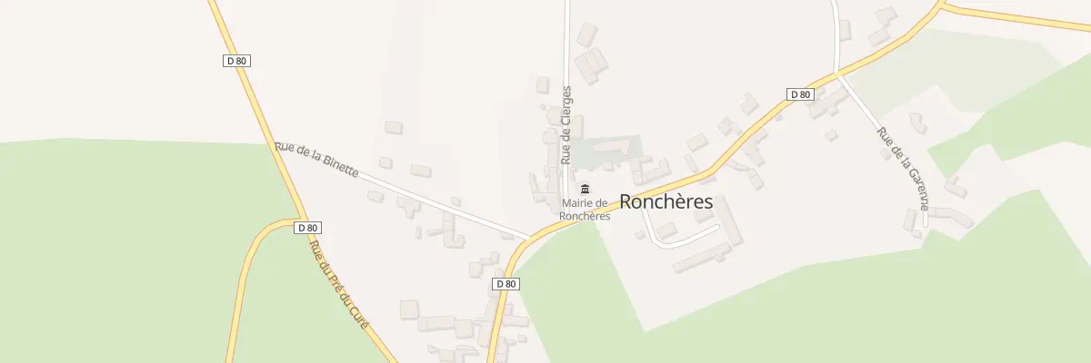 Plan du 3 Rue de Cierges à Ronchères