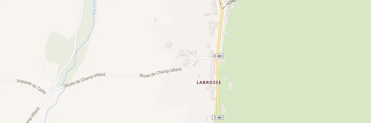 Plan du 5079 Village de Labrosse à Servilly