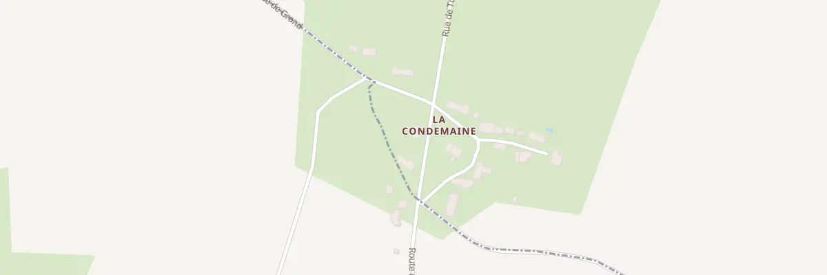 Plan du 800 Rue de Touteille à Alluy