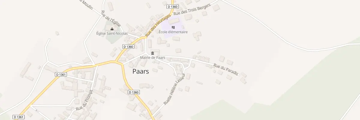 Plan du 3 Pl des Trailles à Paars