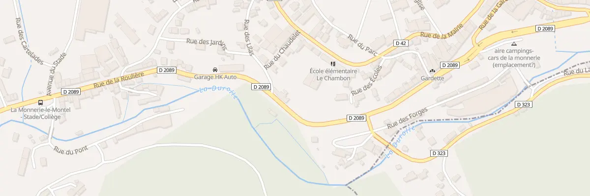 Plan du 1 Rue de la Roulière à La Monnerie-le-Montel