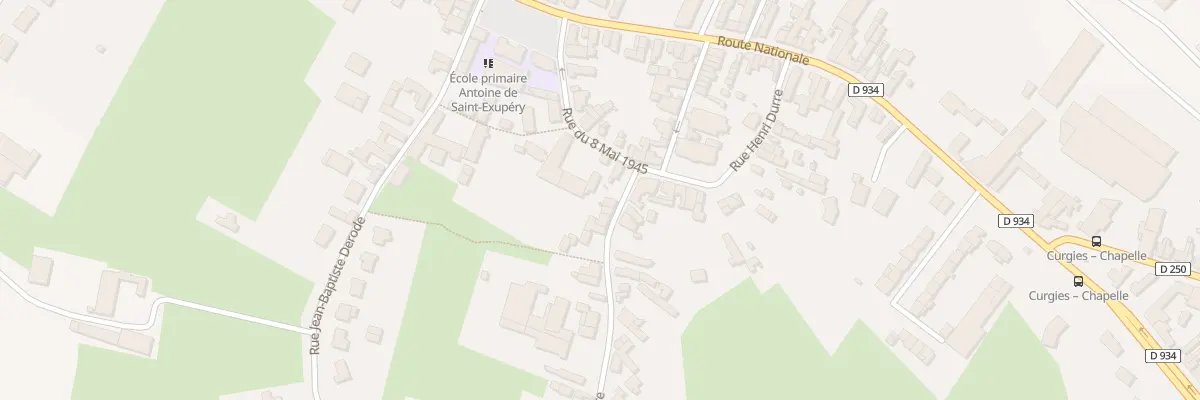 Plan du 2 Rue du 11 Novembre à Curgies