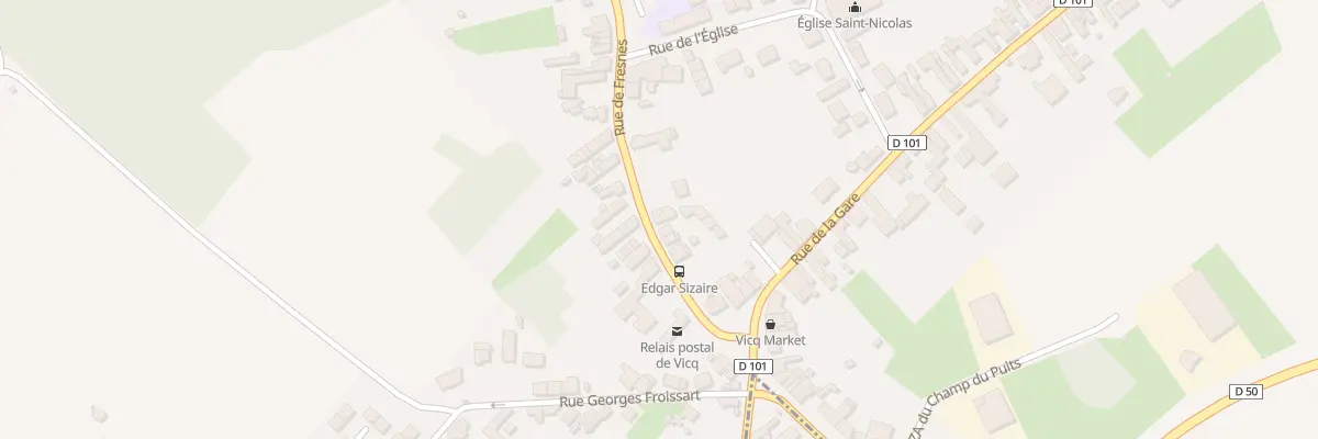 Plan du 111 Rue de Fresnes à Vicq