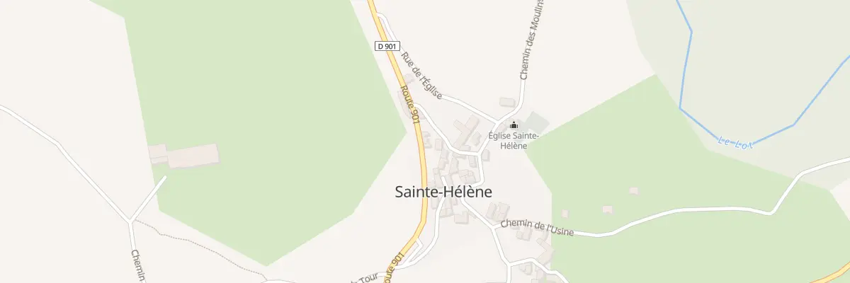 Plan du 5022 Sainte Helene Village à Sainte-Hélène