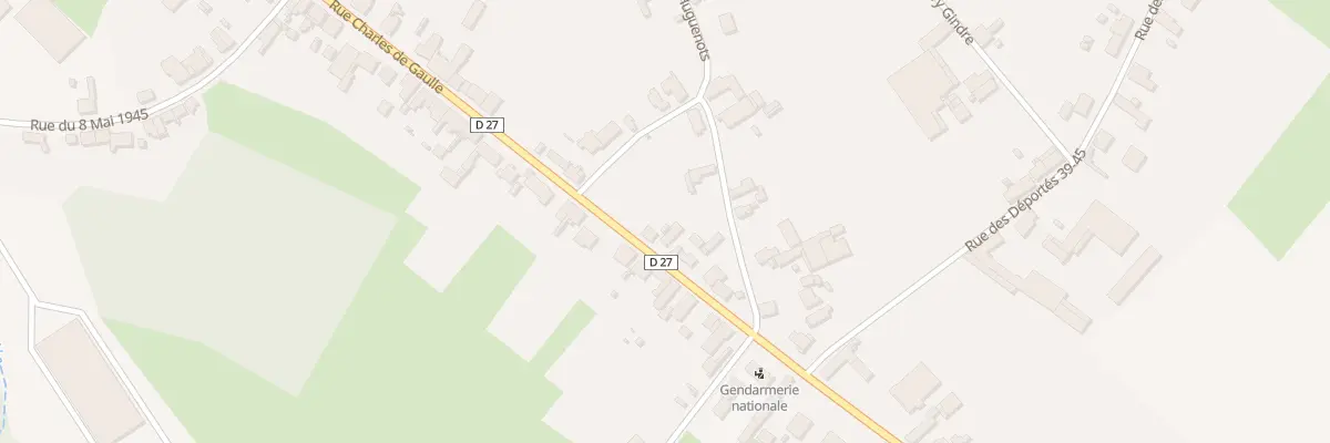 Plan du 21 Rue Charles de Gaulle à Wassigny