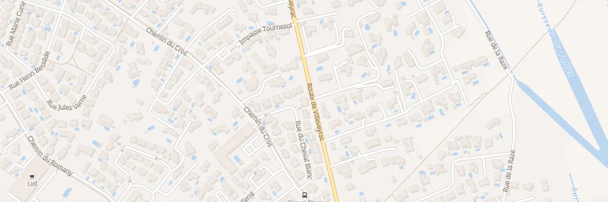 Plan du 6 Rue du Cheval Blanc à Mèze