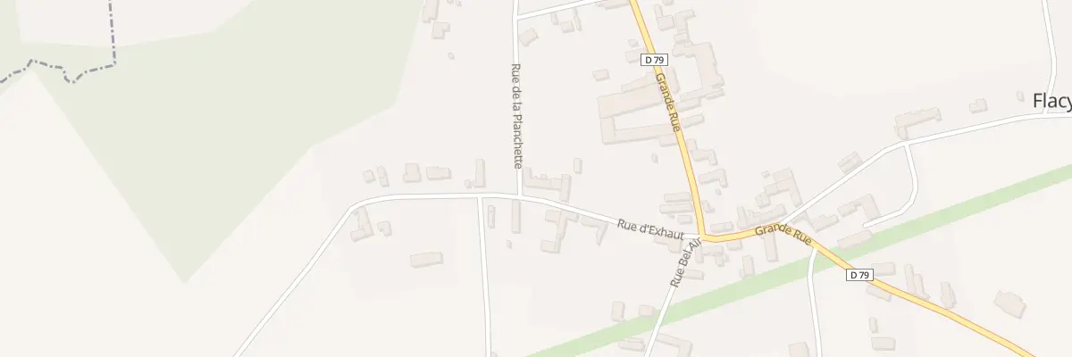 Plan du 8 Rue d’Exhaut à Flacy