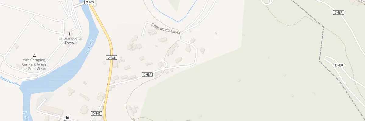 Plan du 5661 Mas de Vilonge à Avèze