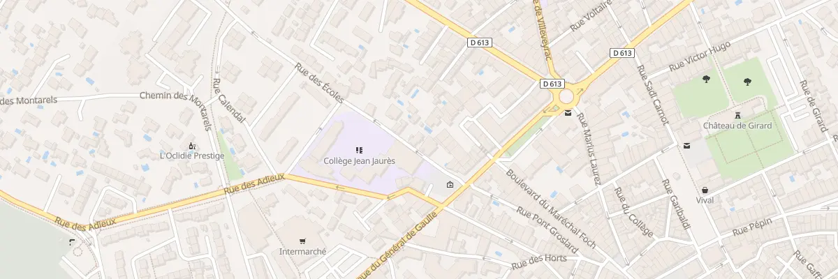 Plan du 10 Rue des Ecoles à Mèze