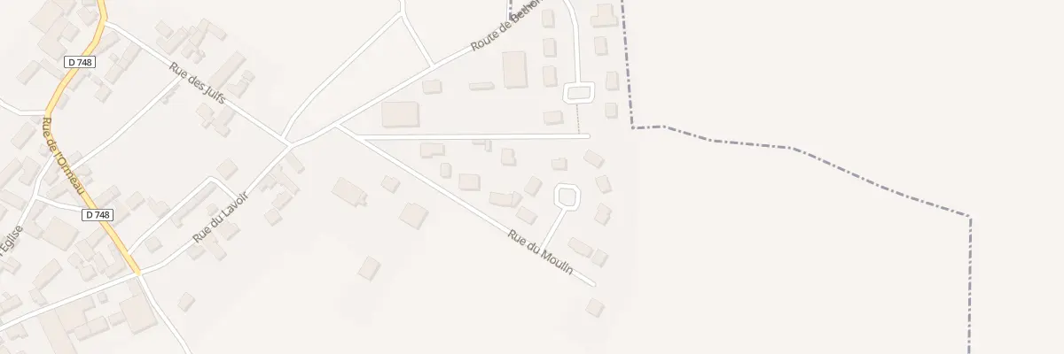 Plan du 9 Rue du Moulin à Montgenost
