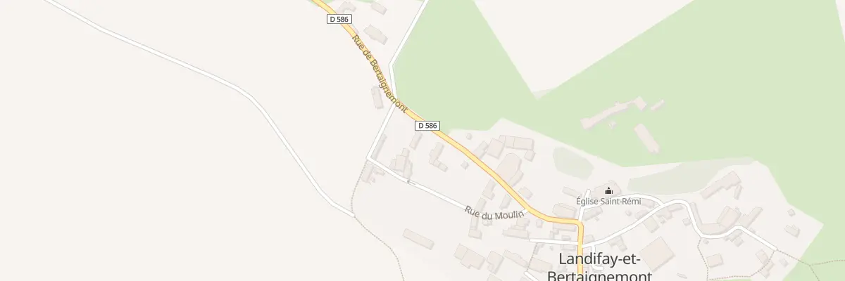 Plan du 7 Rue de Bertaignemont à Landifay-et-Bertaignemont