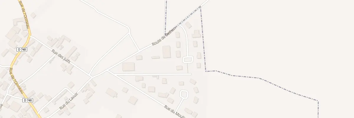 Plan du 6 Rue du Clos du Moulin à Montgenost