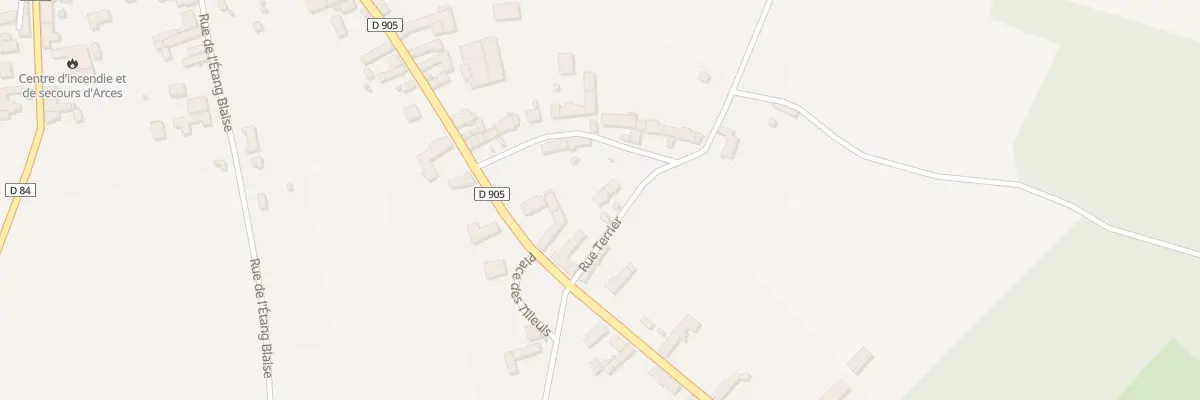 Plan du 1 Rue du Terrier à Arces-Dilo