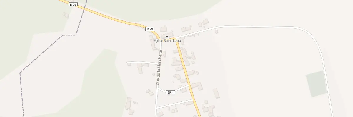 Plan du 16 Gr Grande Rue à Flacy